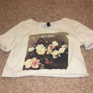 H&M Graphic Crop Top